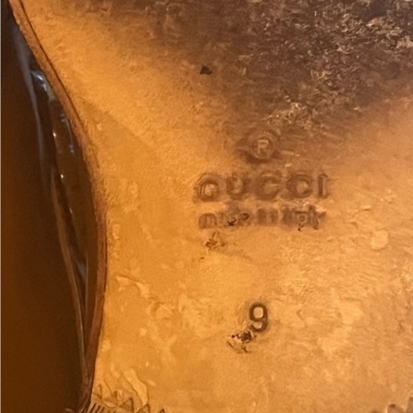 Gucci Italian Loafers size 9 brown hand crafted in Italy. Beautiful. 🇮🇹🇮🇹 - Picture 8 of 12